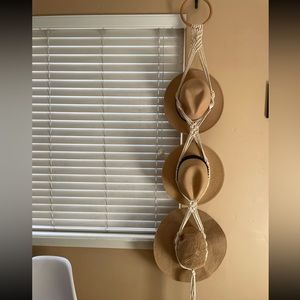 HANDMADE CROCHET HAT HOLDER
